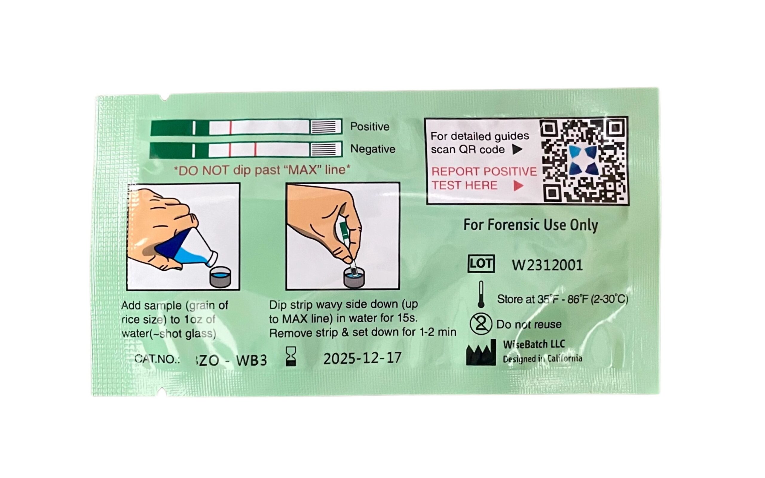 Benzodiazepine Test Strips (case of 1000) - Image 4