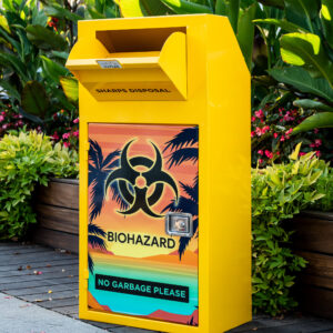 Safe Place - Needle Drop Box with door wrap